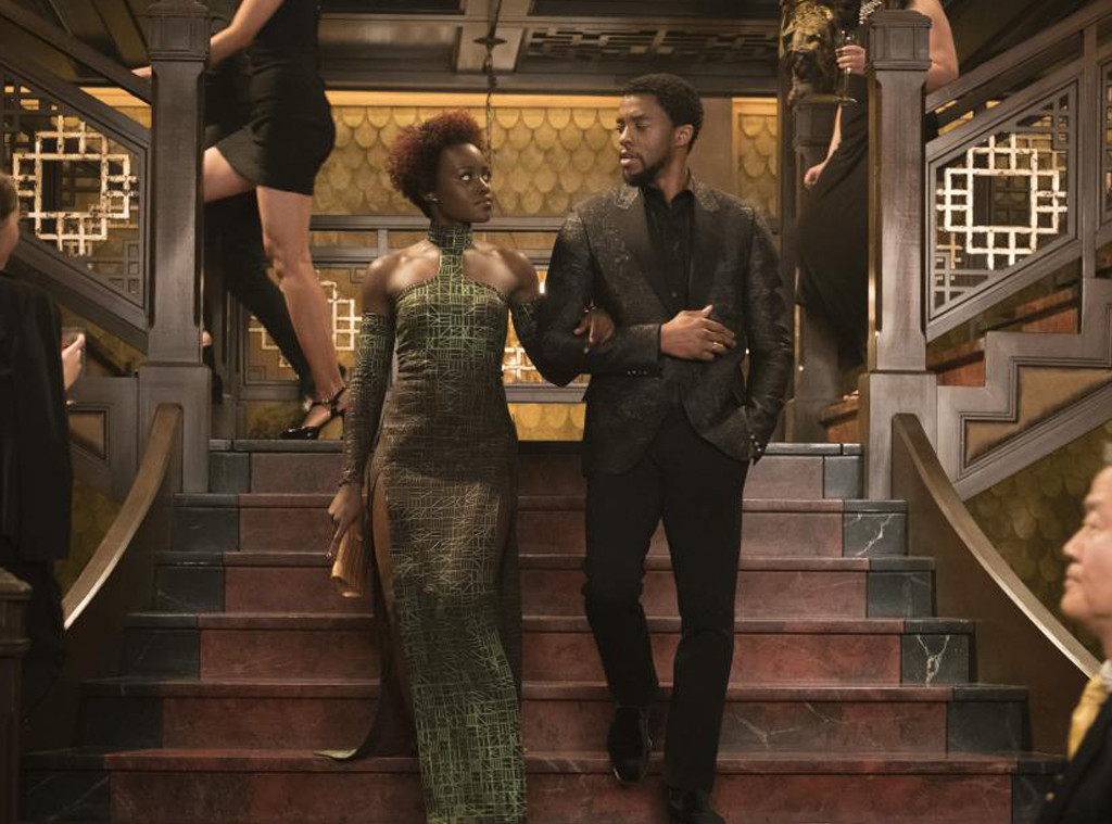 Chadwick Boseman, Lupita Nyong'o, Black Panther Chadwick Boseman, Lupita Nyong'o, Black Panther